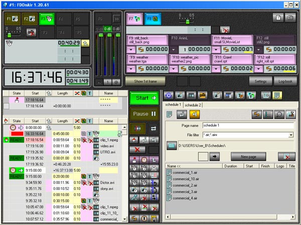 Main window of FDOnAir software - click here to enlarge